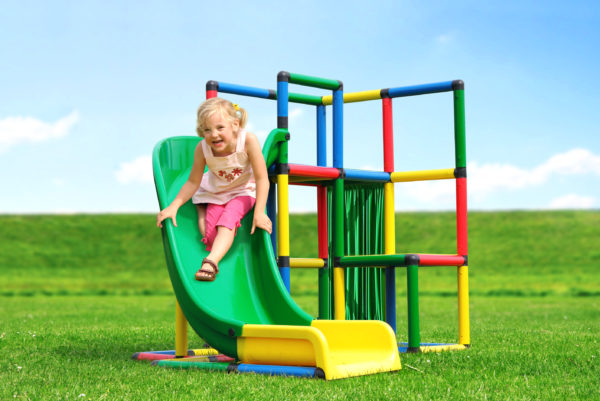 Quadro Starter Jungle Gym Playtower Curved Slide 2