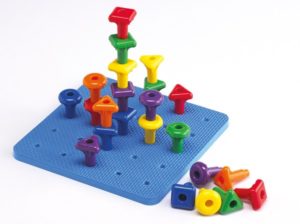 Geo Pegs & Peg Board - Play and Learn